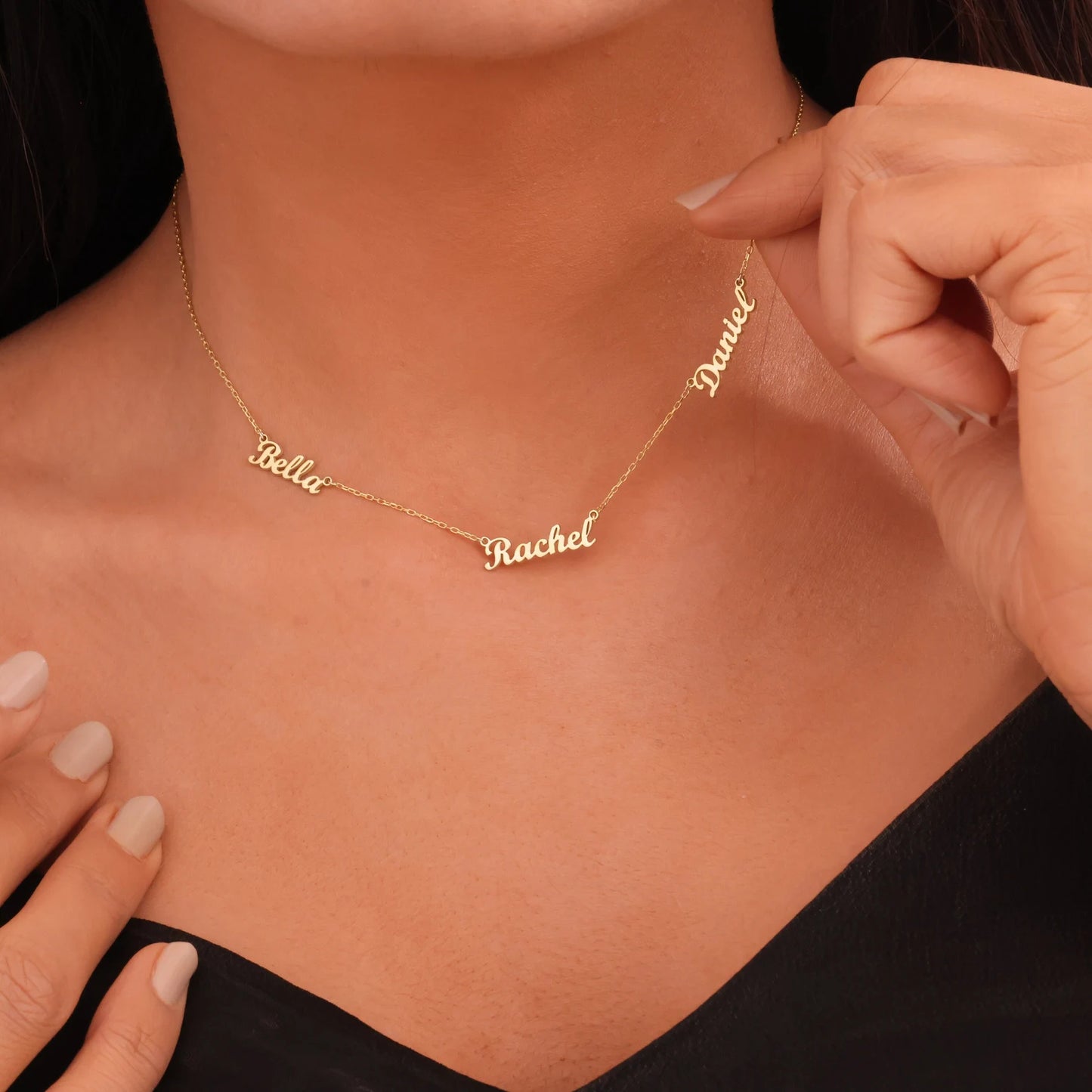 Collier Multi-Prénoms Personnalisé