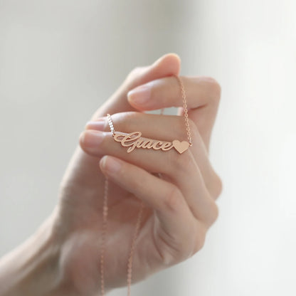 Collier Prénom avec Cœur