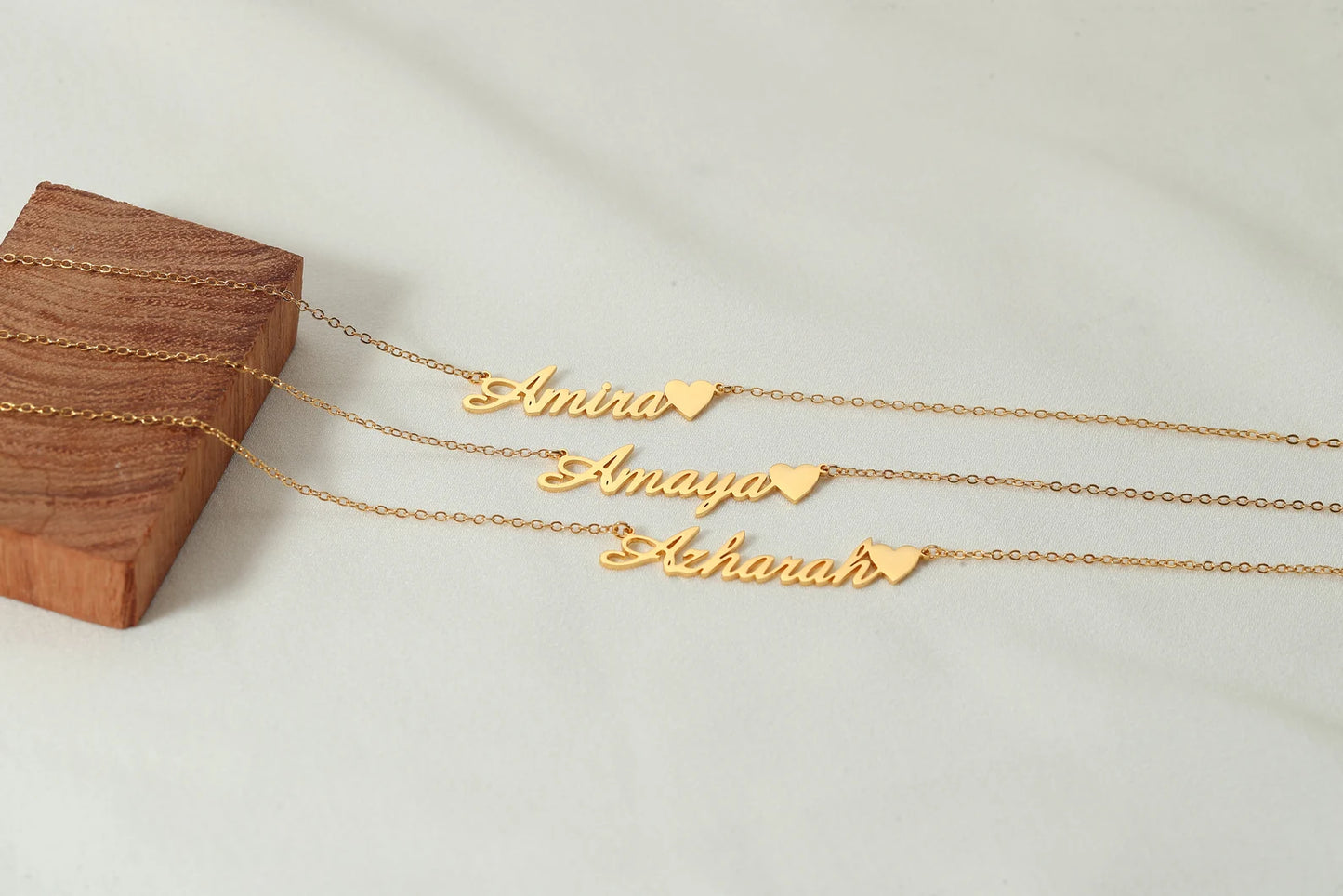 Collier Prénom avec Cœur