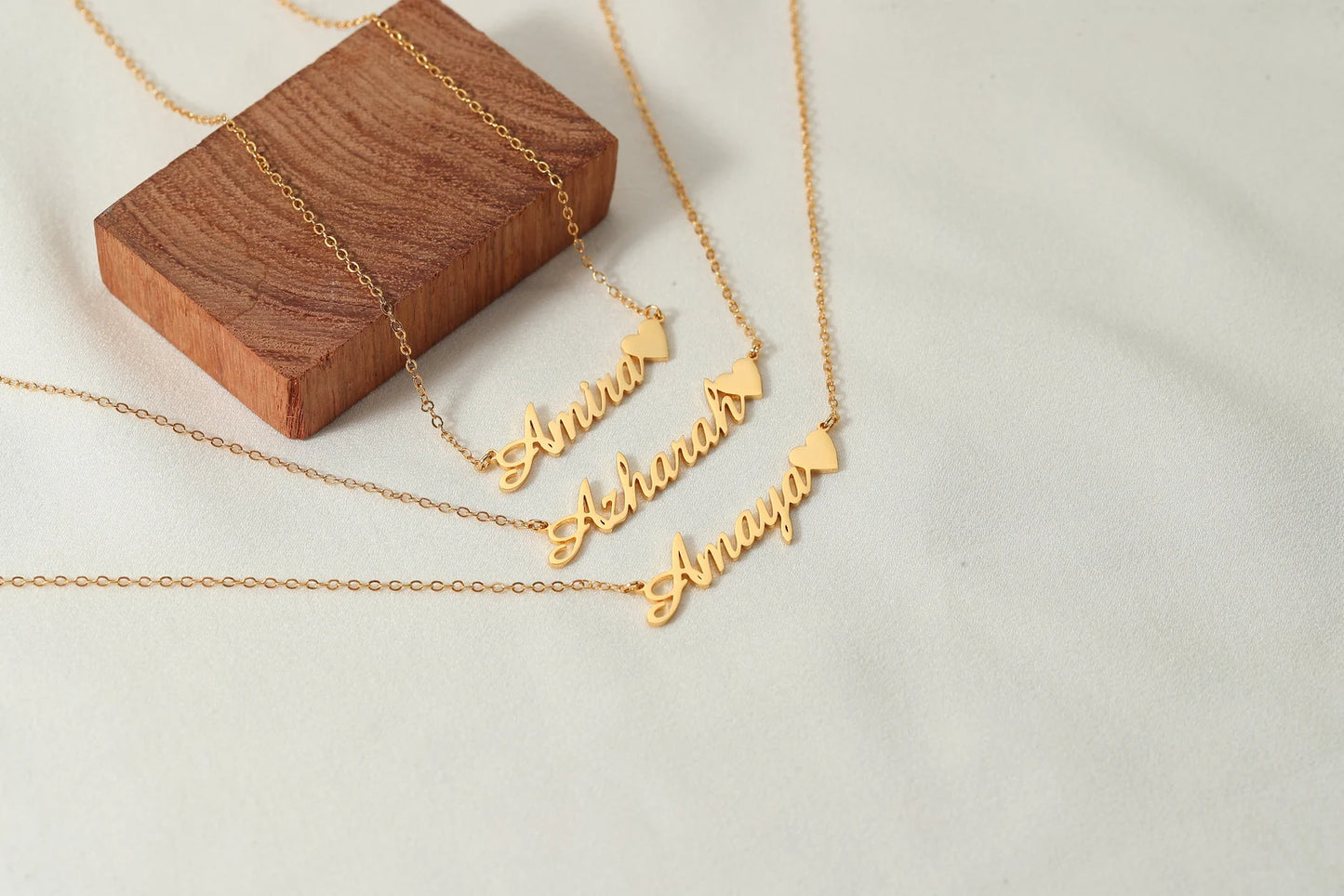 Collier Prénom avec Cœur