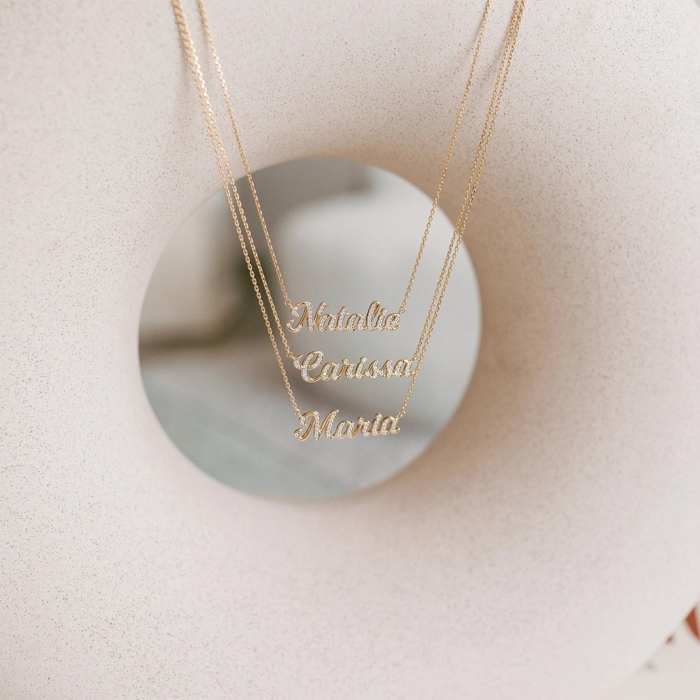 Collier Prénom avec Strass