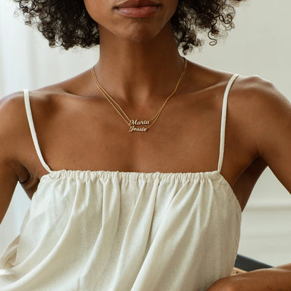 Collier Prénom avec Strass