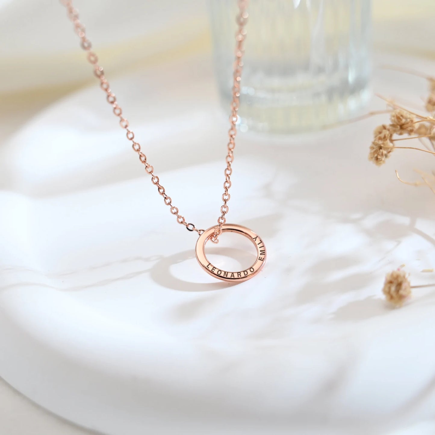 Collier Cercle Gravé