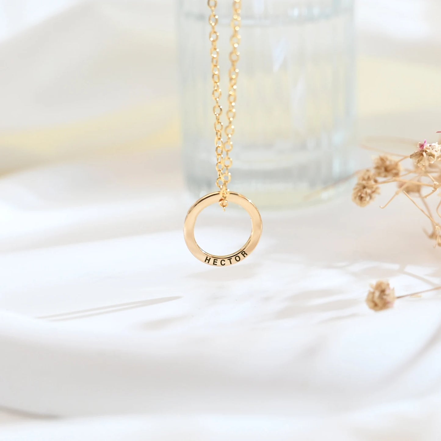 Collier Cercle Gravé