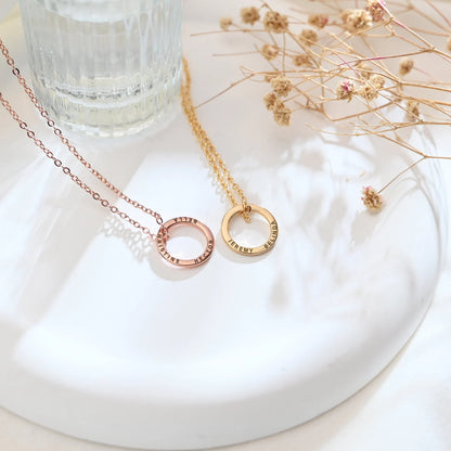 Collier Cercle Gravé