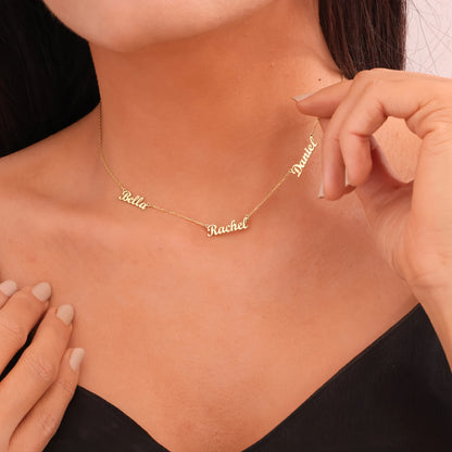 Collier Multi-Prénoms Personnalisé