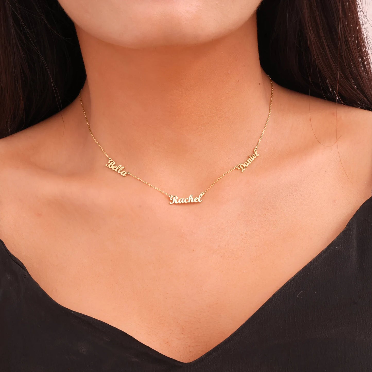 Collier Multi-Prénoms Personnalisé