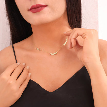 Collier Multi-Prénoms Personnalisé